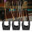 Pool Cue Clamp, Set of 6 Plastic Billiard Single Stand 3