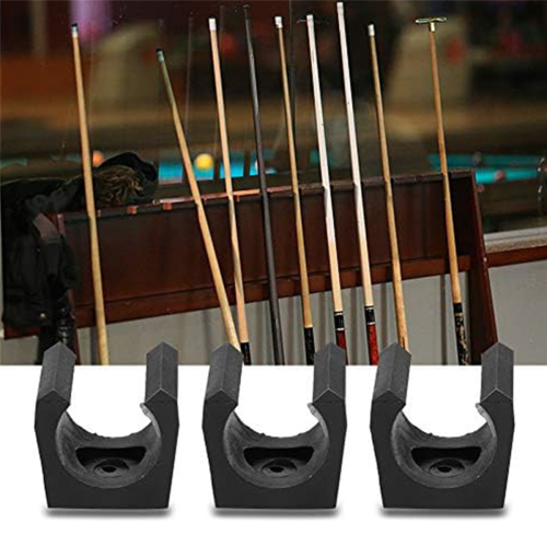 Pool Cue Clamp, Set of 6 Plastic Billiard Single Stand 2