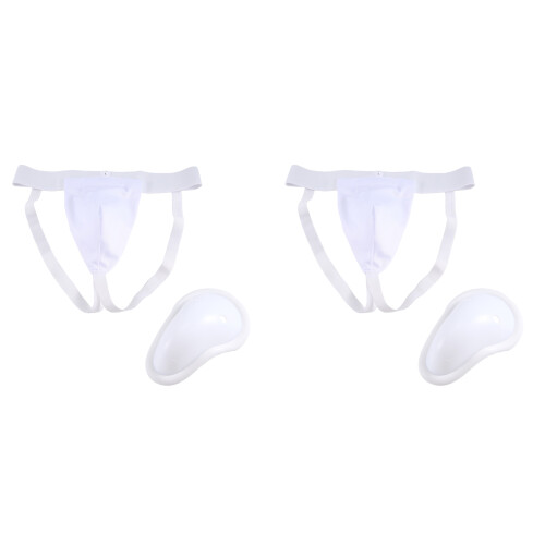 Groin Protector Cup Men, Boxing Kickboxing Muay Groin Guard, L