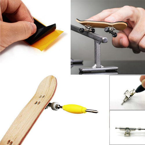 12 Pack Fingerboard Grip Tape Sticky Foam Sticker + Screwdriver Tool 1
