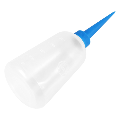 250ml Clear White Blue Plastic Liquid Glue Applicator Bottle 2
