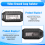 2X RF Remote Controller LED Dimmer DC5V-24V Brightness Adjustment 14-Key Dimmable Connector  for LED Strip Light 6