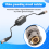 2X RF Remote Controller LED Dimmer DC5V-24V Brightness Adjustment 14-Key Dimmable Connector  for LED Strip Light 7