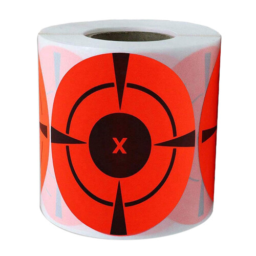 Target Stickers (Qty 125Pcs 3 inch) Self Adhesive Targets