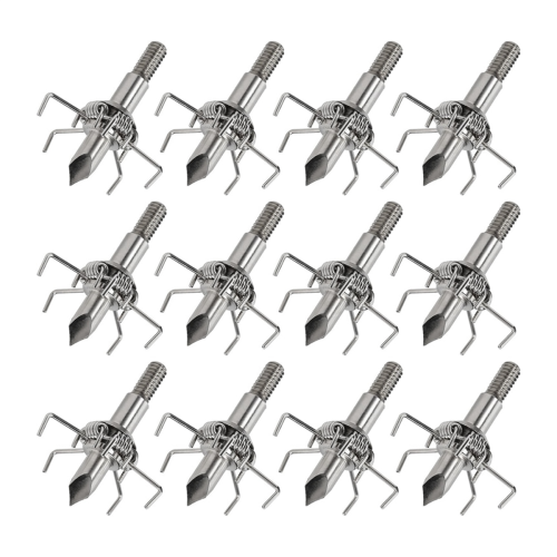Archery Broadheads 12PK Small Game Judo and Hammer Mixed Set