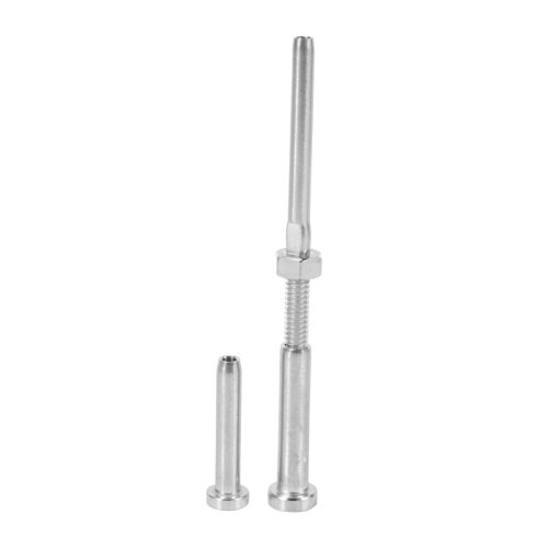 Hex Head Threaded End Fitting Terminal for 1/8 Inch Cable 10 Pairs 1