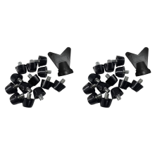 12 PCS Football Boot Spikes M5 Replacement Studs with Wrench, 10mm