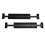 2 Pcs Foosball Scoring for Standard Table Machine Accessorie Black 2