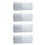Wax Melt Containers-8 Cavity Clear -25 Packs Cubes Clamshells 1