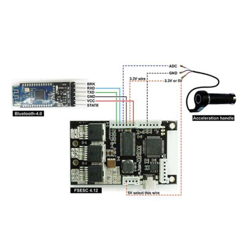 4.12 50A ESC Electric Speed Controller for Skateboard/E-Scooter SK8 2