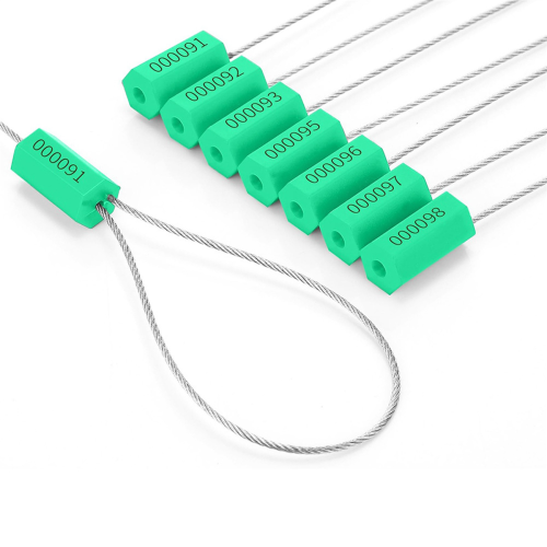 120 Steel Cable Seals Metal Security Seal,Green 2