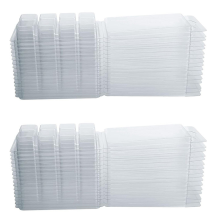 Wax Melt Containers-8 Cavity Clear -25 Packs Cubes Clamshells
