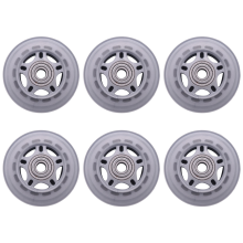 Skating Shoes 608ZZ Bearing Inline Skate Wheel Clear Gray