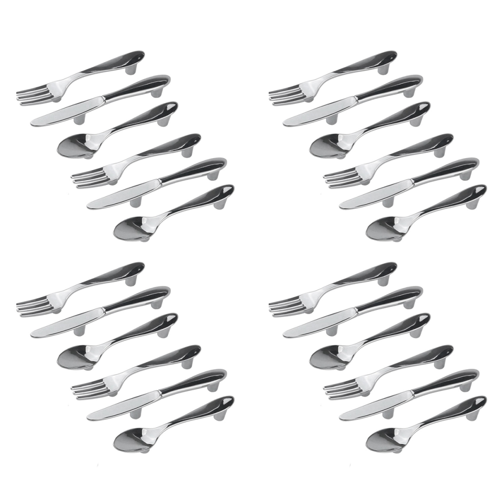 6Pc Knife Spoon Fork Kitchen Cabinet Closet Drawer Pull Handles Knobs 4711191767899