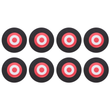 25 x 3Cm Archery Eva Foam Target Bow Moving Practice Black+Red