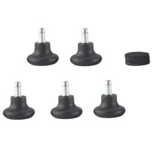 5 Pack Bell Glides for Office Chair Without Wheels,Stationary Castors