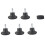 5 Pack Bell Glides for Office Chair Without Wheels,Stationary Castors 1