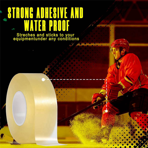 6 Pack Clear Hockey Tape Multipurpose Tape Roll 2.4cmx28M 1