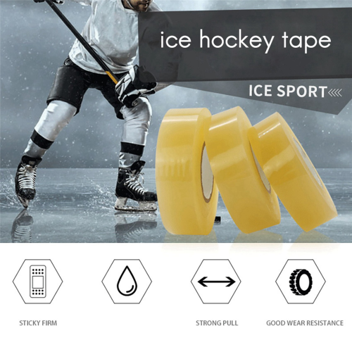 6 Pack Clear Hockey Tape Multipurpose Tape Roll 2.4cmx28M 2