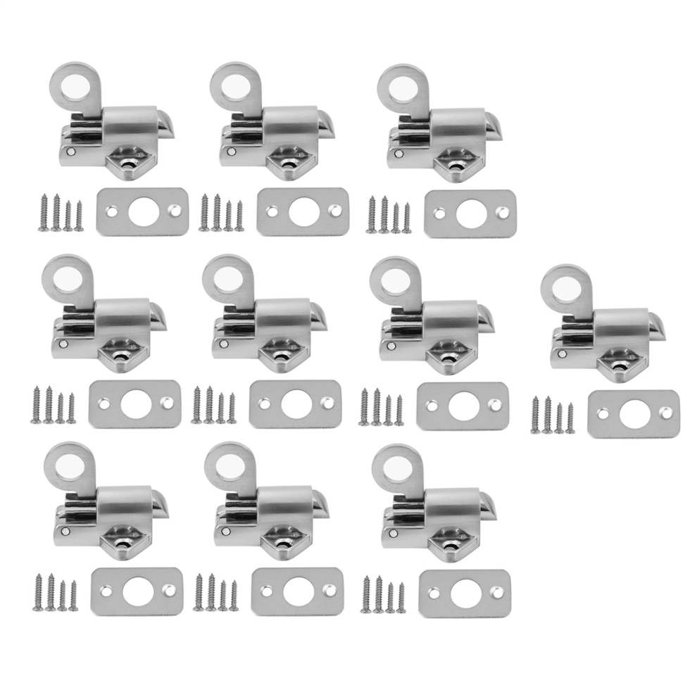 Home Security Spring Slide Bolt Window Door Automatic Latch Lock 4711191769848