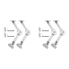 Heavy Duty Hinge Lid Support Hinge for Cabinet Kitchen Wardrobe 2 PCS