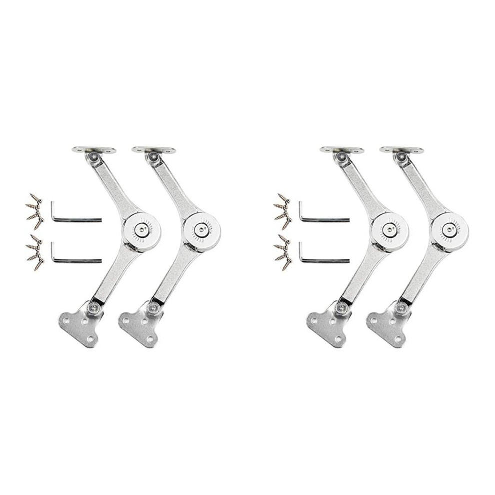 Heavy Duty Hinge Lid Support Hinge For Cabinet Kitchen Wardrobe 2 Pcs 4711191770875