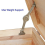 Heavy Duty Hinge Lid Support Hinge for Cabinet Kitchen Wardrobe 2 PCS 4