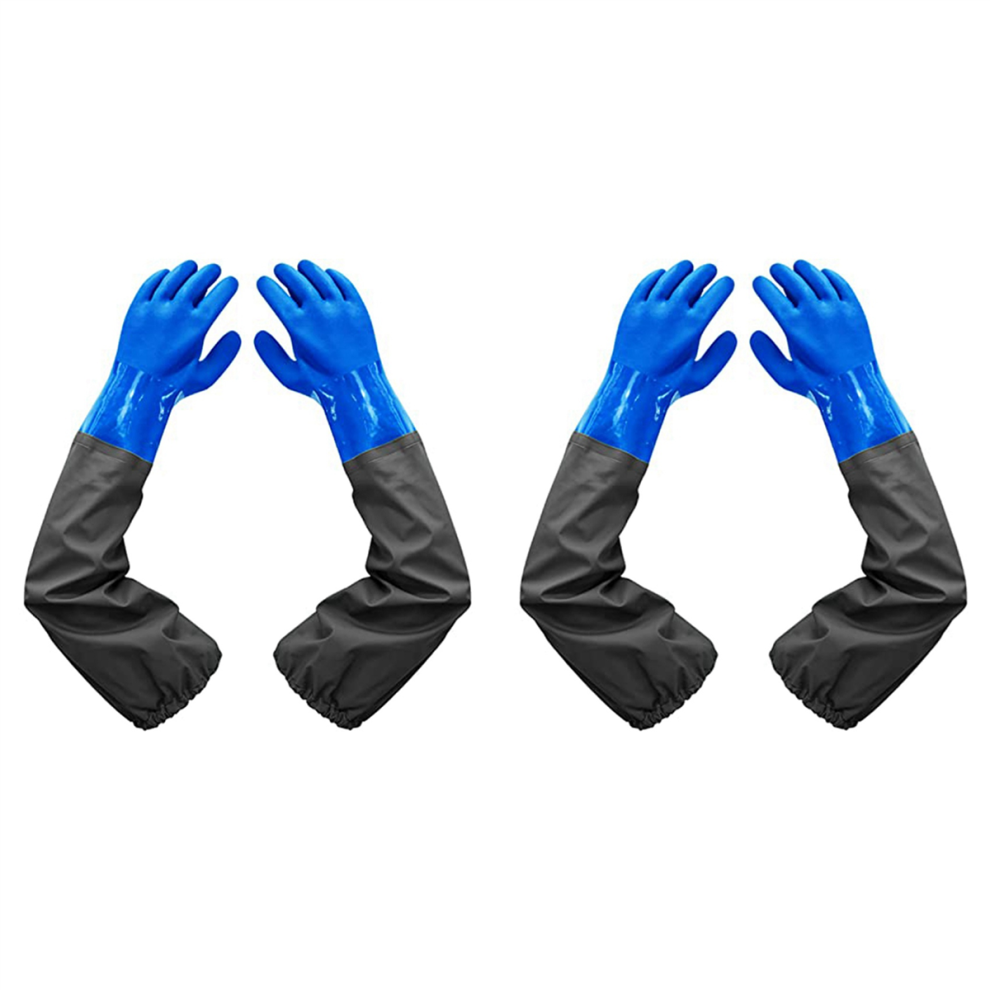 Rubber Gloves,Long Waterproof Gloves and Heavy Duty Waterproof Gloves