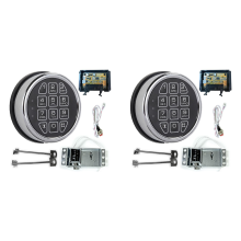 Lock Replacement Chrome Digital Keypad Electronic Lock
