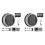 Lock Replacement Chrome Digital Keypad Electronic Lock 1