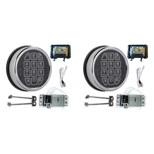 Lock Replacement Chrome Digital Keypad Electronic Lock