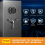 Lock Replacement Chrome Digital Keypad Electronic Lock 3