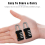 2PCS 4 Digit Number Combination Pad Lock Luggage Security Coded Lock 5
