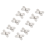 10PCS Shed Door Hinges Kitchen Cabinet Hidden 360 Degree Rotation 3