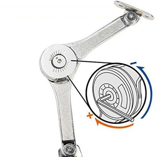Heavy Duty Hinge Lid Support Hinge for Cabinet Kitchen Wardrobe 2 PCS 1