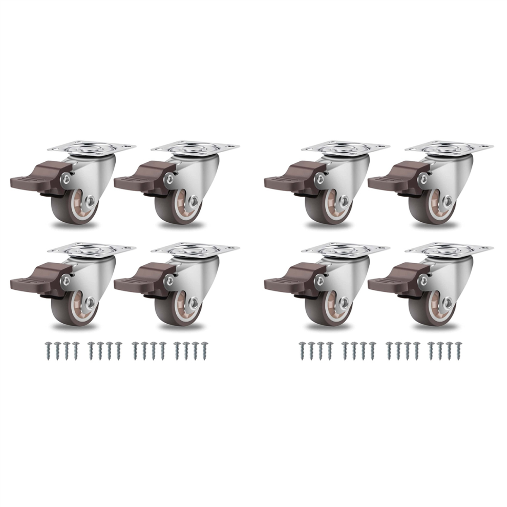 Furniture Castors Small 25Mm,360 Degree Swivel Castors Set Of 4 4711191773111