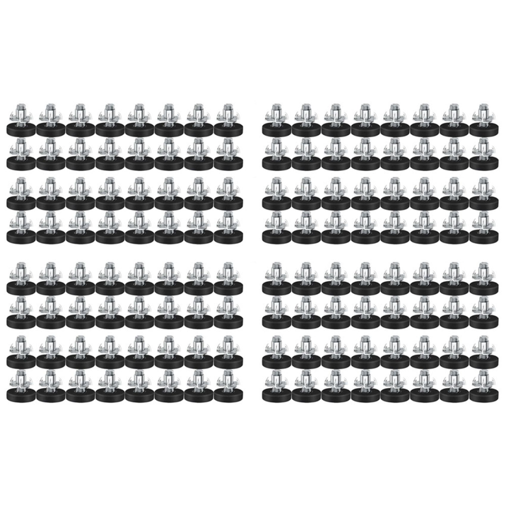 32 Pcs M6 Thread Adjustable Furniture Levelers Screw In Chair Feet 4711191773661