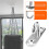 6 Pack Stainless Steel Ceiling Hooks M5 Oval Open Hooks Wall Mount 5