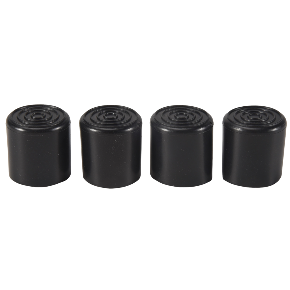 Rubber Furniture Feet Stool Chair Leg Tip Pad 4Pcs Black 4711191773913