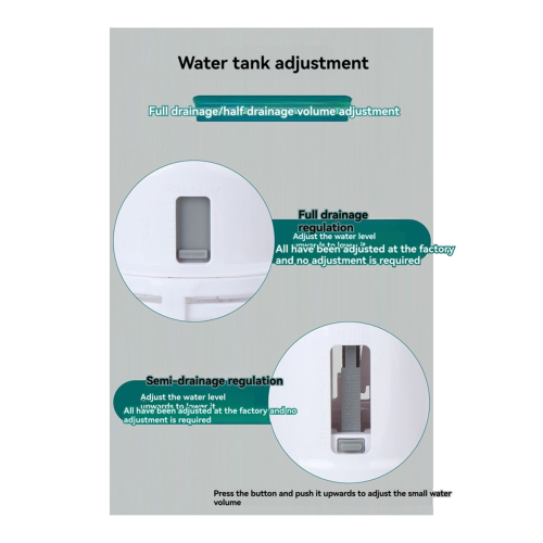 16cm 3inch Toilet Cistern Dual Flush Valve Bathroom 1