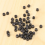 M2 Zinc Plated Nylock Nylon Insert Hex Lock Nuts Black 50pcs 5