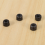 M2 Zinc Plated Nylock Nylon Insert Hex Lock Nuts Black 50pcs 4