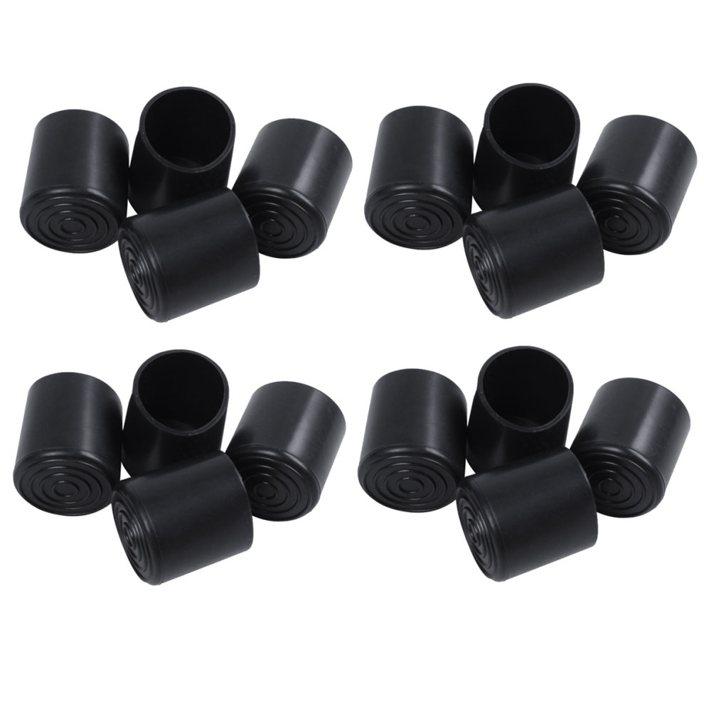 Rubber Furniture Feet Stool Chair Leg Tip Pad 4Pcs Black 4711191773920