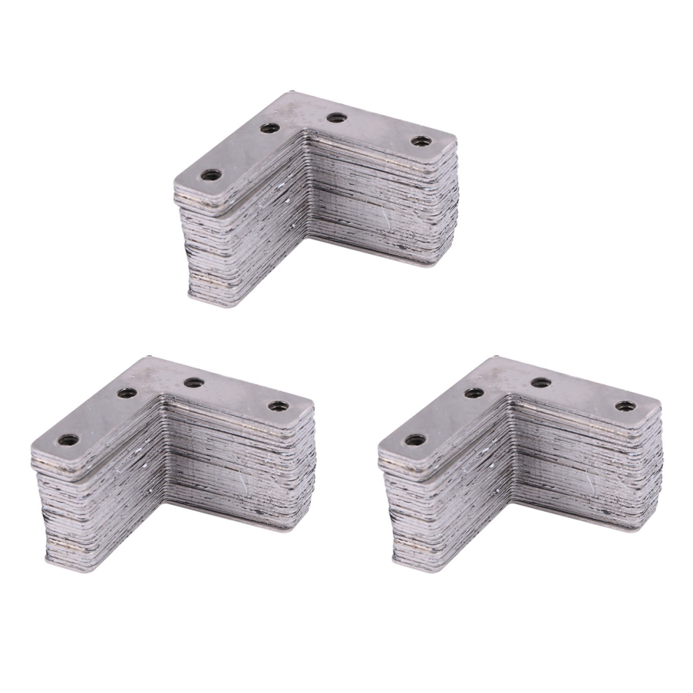 50Mmx50mmx1mm L Shaped Flat Fixing Mending Repair Plates 30Pcs 4711191774255