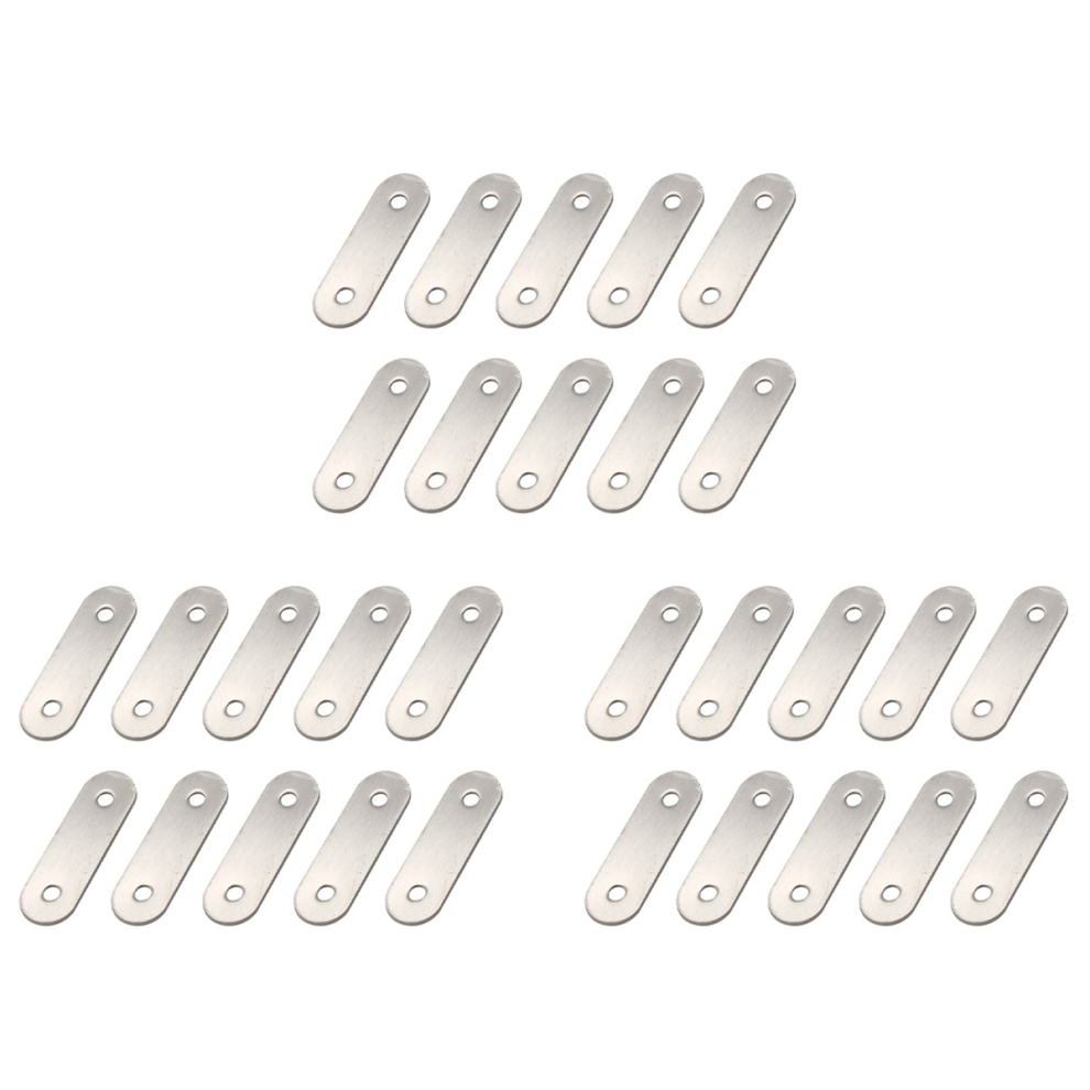 50Mmx16mm Straight Repair Joining Mending Flat Plate Bracket 10Pcs 4711191774231