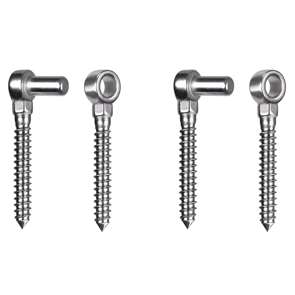 Stainless Steel Wood Threaded Bolt Hinge Wooden Fence Gate Bolt 4711191718174