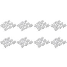 Furniture Cabinet Fastener Corner Braces Angle Brackets White 10pcs