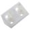 Furniture Cabinet Fastener Corner Braces Angle Brackets White 10pcs 4
