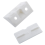 Furniture Cabinet Fastener Corner Braces Angle Brackets White 10pcs 2