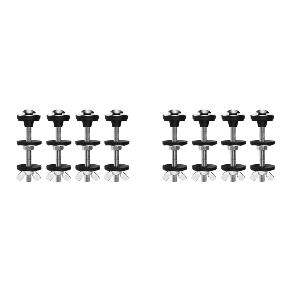 4Pcs Universal Toilet Tank To Bowl Bolts Kit, Heavy Duty, 4711191717658